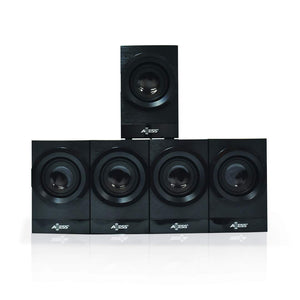 AXESS Mini Sistema de Entretenimiento 5.1 Canales Home Theater Sistema de Altavoces Negro (MSBT3911BK)