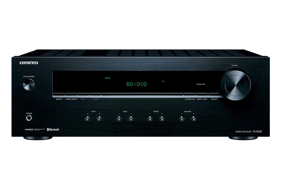 Onkyo TX8220 Receptor Estéreo, Color Negro