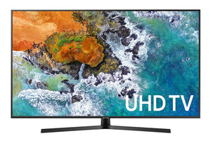 Samsung 65” Pantalla UN65NU740DFXZA Ultra HD Smart LED TV 4K con diseño ULTRA Delgado FUNCIÓN BLUETOOTH AUDIO (solo salida), incluye control remoto inteligente con función de comando de voz y Aplicaciones como Netflix, Youtube, Hulu (Renewed)